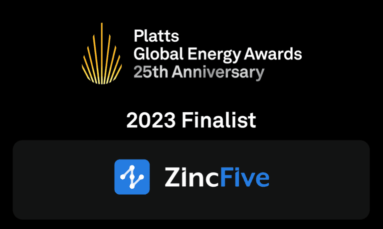 ZincFive finalist S&P Global Platts Global Energy Awards