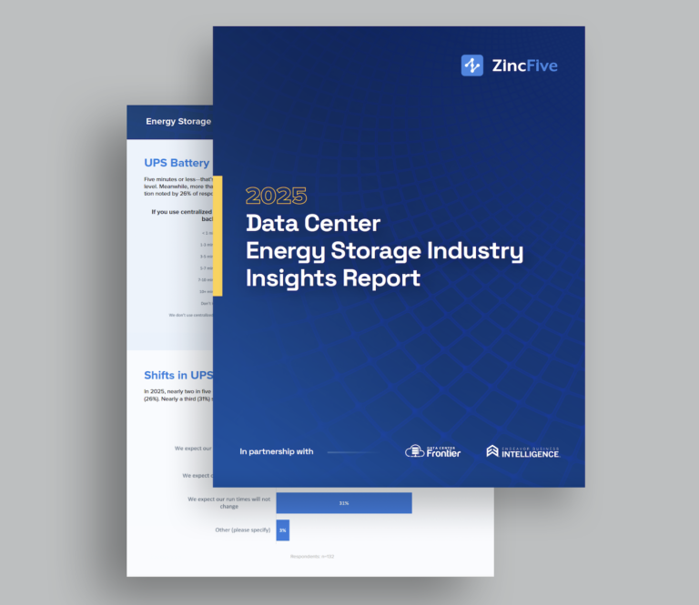 2025 Data Center Energy Storage Industry Insights Report | ZincFive