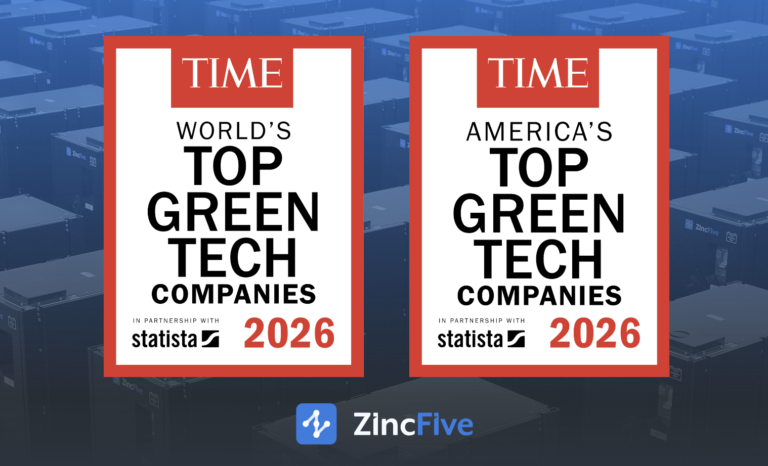 ZincFive top America and Global GreenTech company